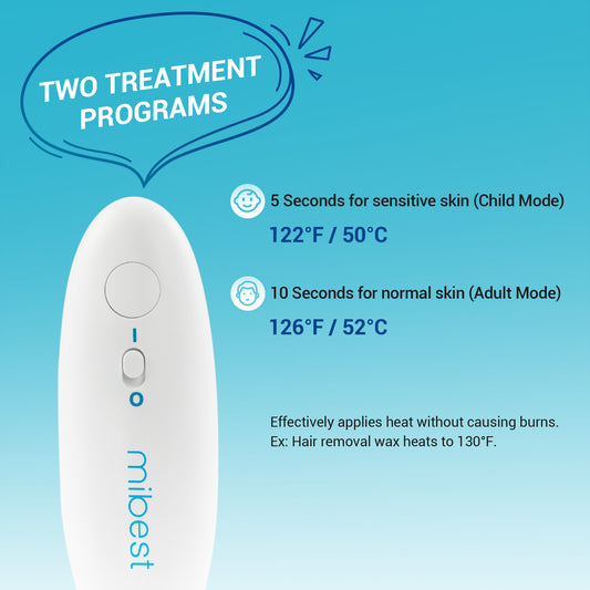 Mibest Electronic Insect Sting and Bite Relief - Itch Relief for Mosquito Bites - Chemical-Free Bug Bite Healer – Electronic Heat Device Natural Relief from Itching and Swelling - Fast Symptom Relief