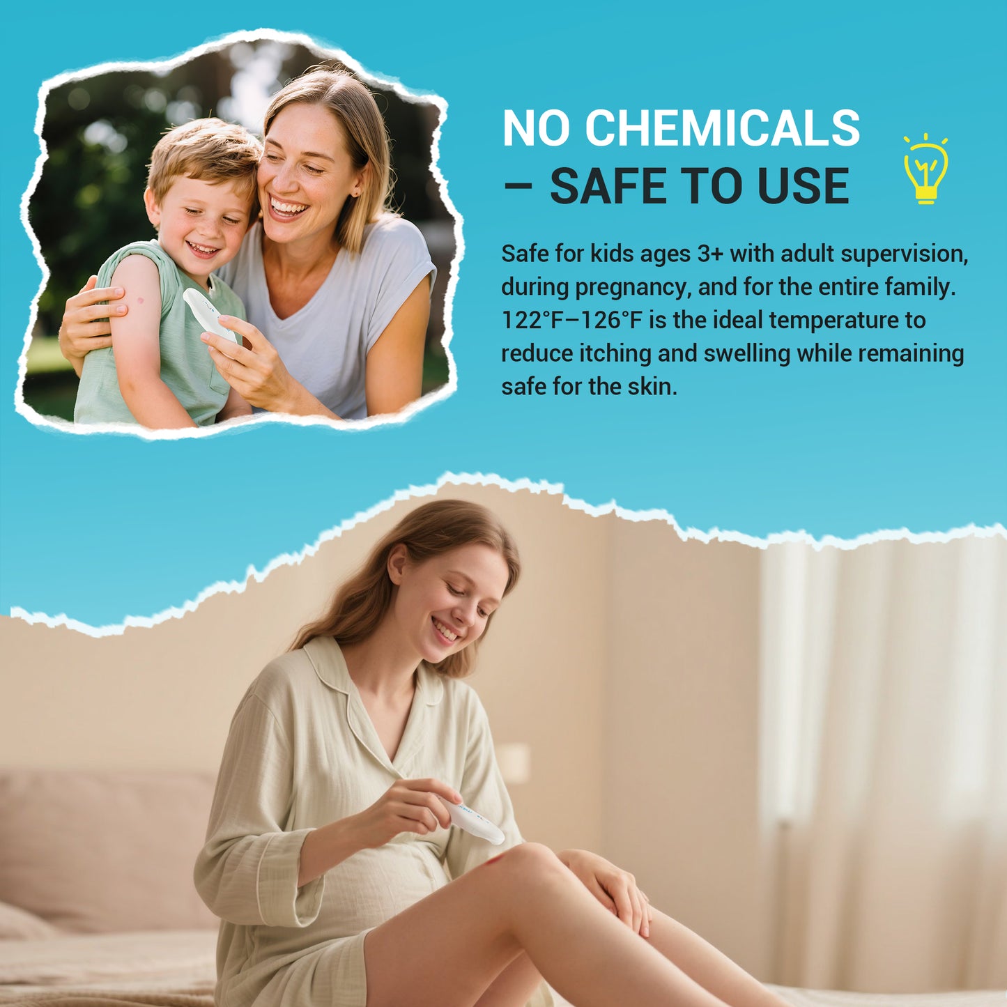 Mibest Electronic Insect Sting and Bite Relief - Itch Relief for Mosquito Bites - Chemical-Free Bug Bite Healer – Electronic Heat Device Natural Relief from Itching and Swelling - Fast Symptom Relief