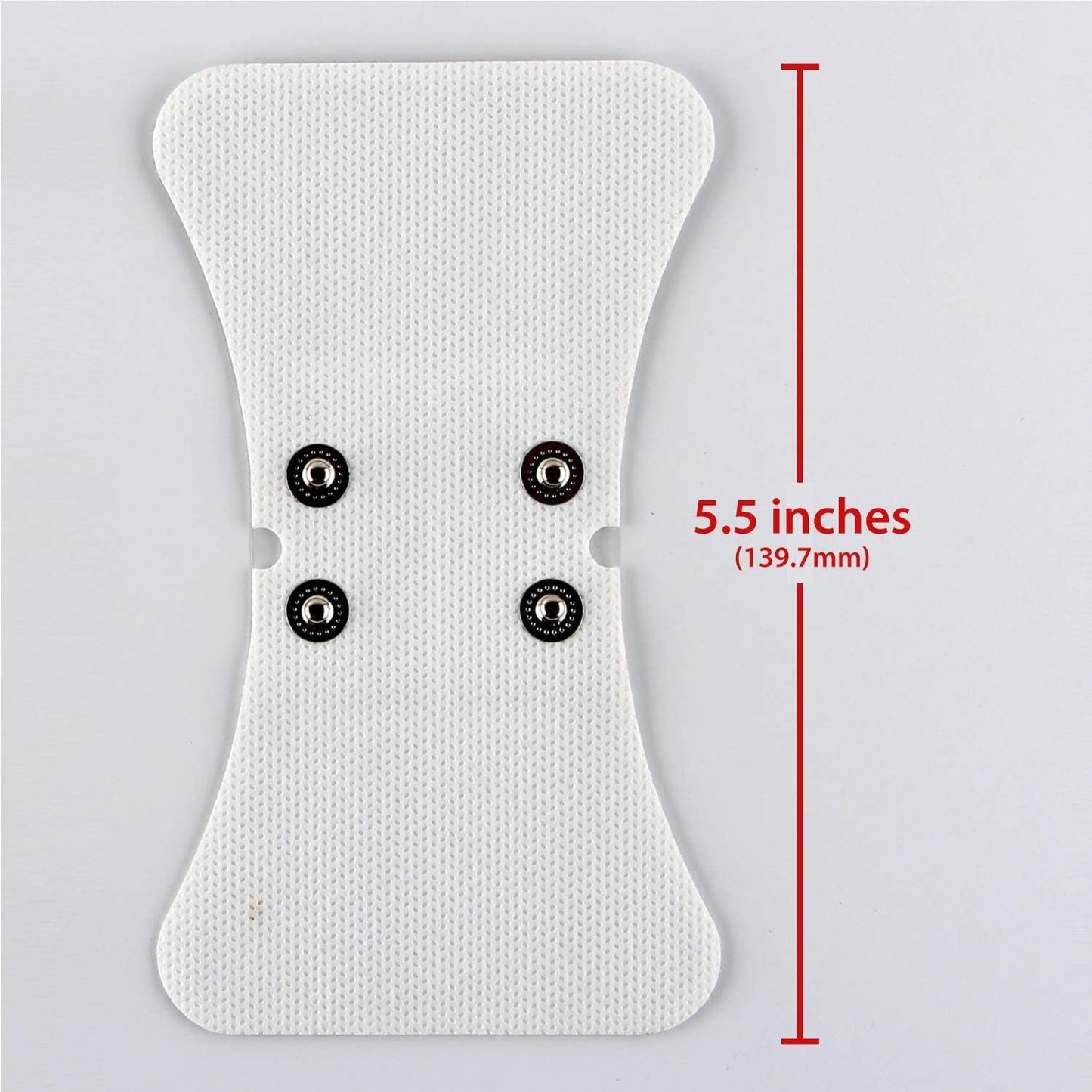 2 Pack Universal Therma Heated TENS Unit Pads - Muscle Stimulator E-stim Electrodes - Universal Replacement Massage Pads for Electronic Pulse Stimulators - Reusable Pad for Electrotherapy
