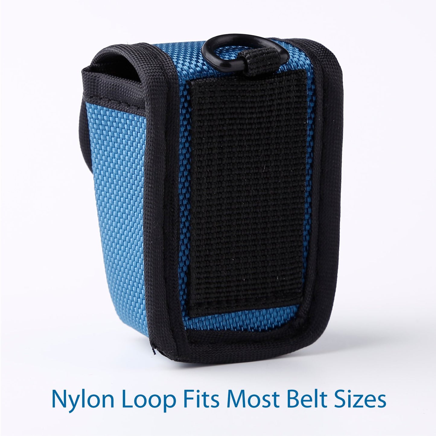 MIBEST Blue Pulse Oximeter Case - Nylon O2 Saturation Monitor Case - SPO2 Pulse Oximeter Carry Case - Portable Oxygen Sensor Carry Pouch - Fingertip Oximeter Case