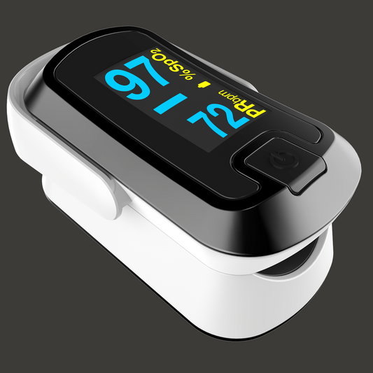 Pulse Pro CN340™ OLED Fingertip Pulse Oximeter, Mibest, Black