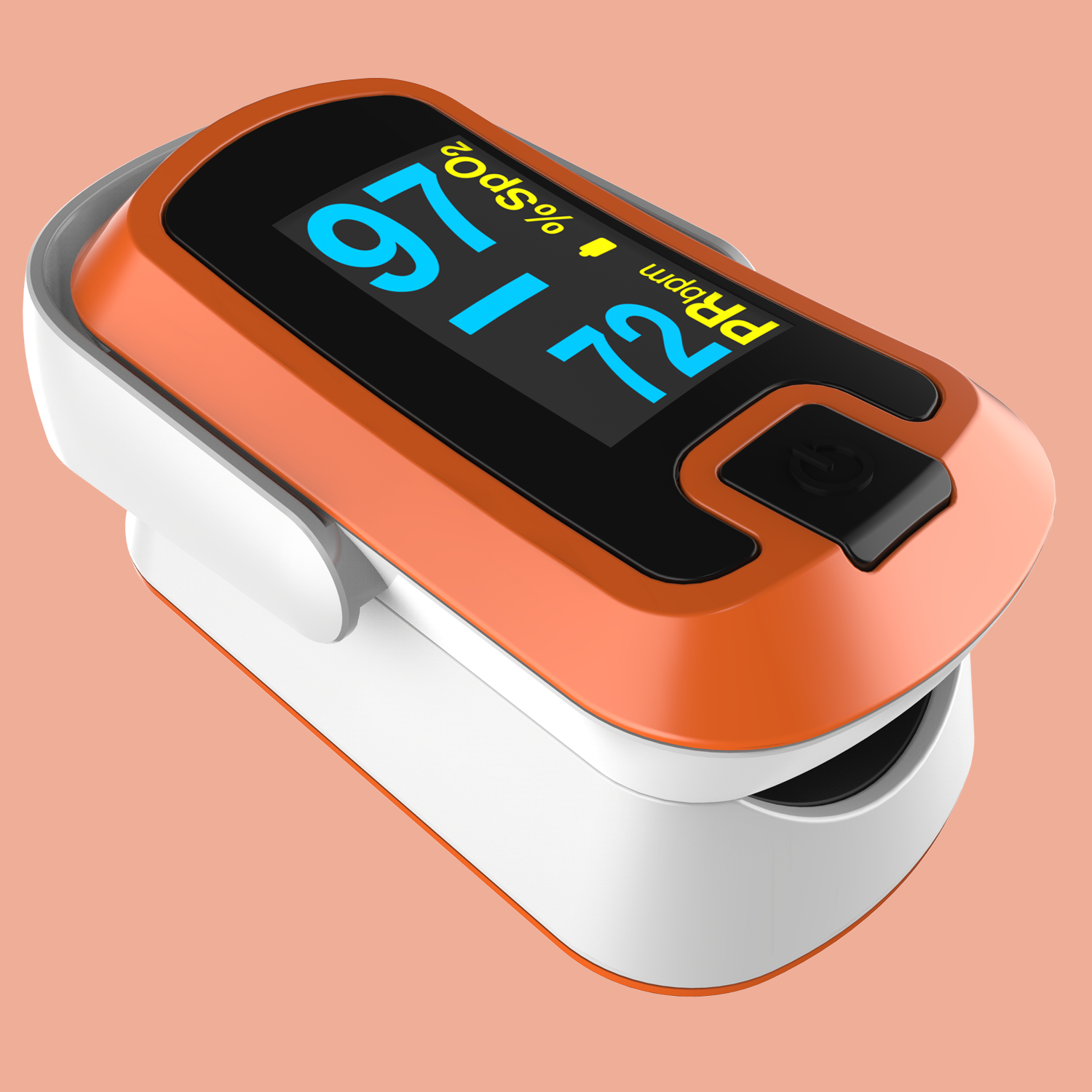 Pulse Pro CN340™ OLED Fingertip Pulse Oximeter, Orange
