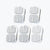 ChoiceMMed Universal TENS Unit Gel Replacement Electrode Pads for Electronic Pulse Stimulators with Advanced Latex-Free Technology for Electrotherapy